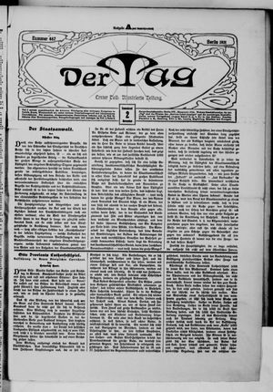 Der Tag vom 02.11.1901