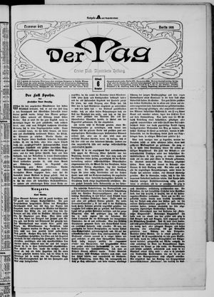 Der Tag vom 06.11.1901