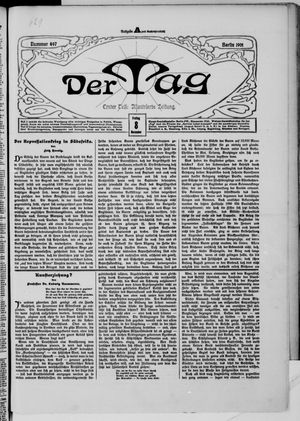 Der Tag vom 08.11.1901