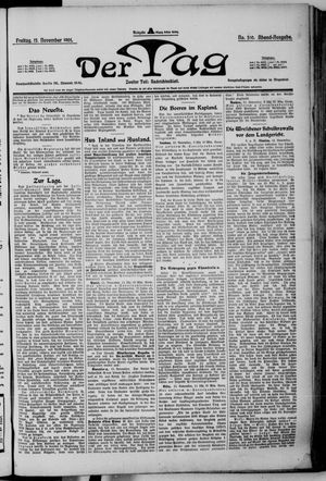 Der Tag vom 15.11.1901