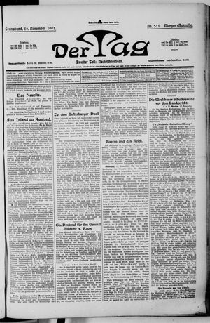 Der Tag vom 16.11.1901