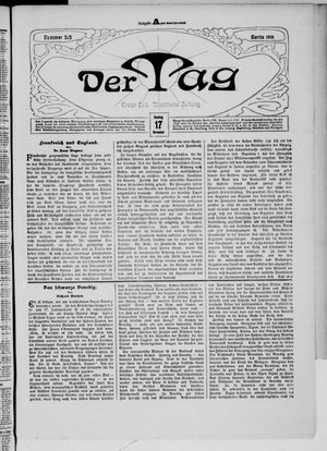 Der Tag vom 17.11.1901