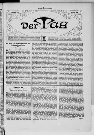 Der Tag on Nov 23, 1901
