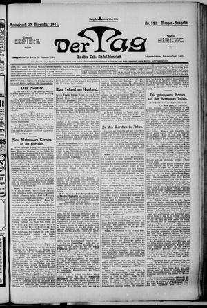 Der Tag on Nov 23, 1901