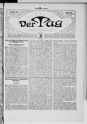 Der Tag vom 26.11.1901