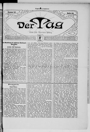 Der Tag vom 27.11.1901