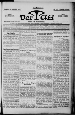 Der Tag vom 27.11.1901