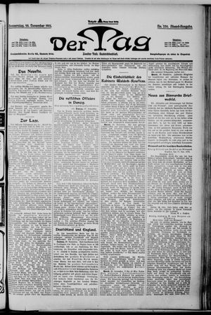 Der Tag vom 28.11.1901