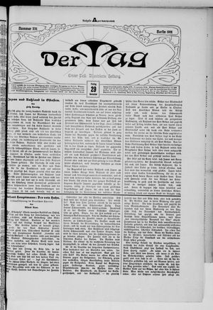 Der Tag vom 29.11.1901