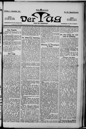 Der Tag vom 02.12.1901