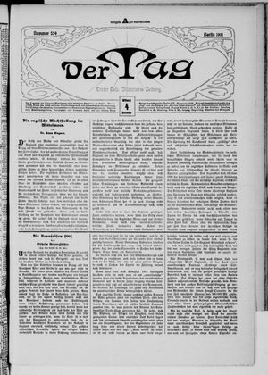 Der Tag vom 04.12.1901