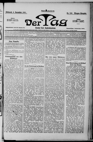 Der Tag vom 04.12.1901
