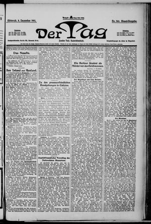 Der Tag vom 04.12.1901