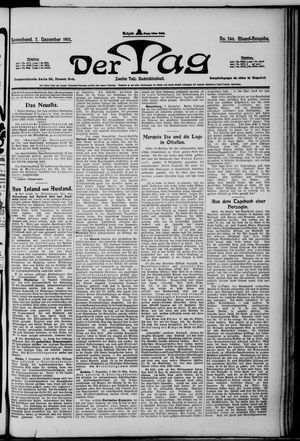 Der Tag vom 07.12.1901