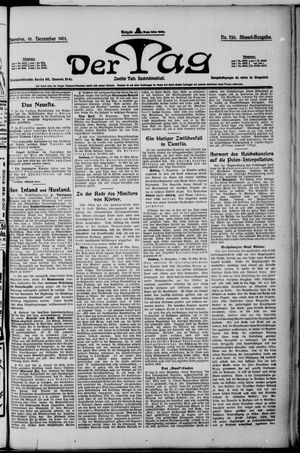 Der Tag vom 10.12.1901