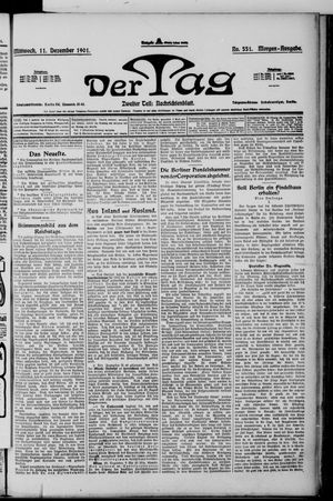 Der Tag vom 11.12.1901