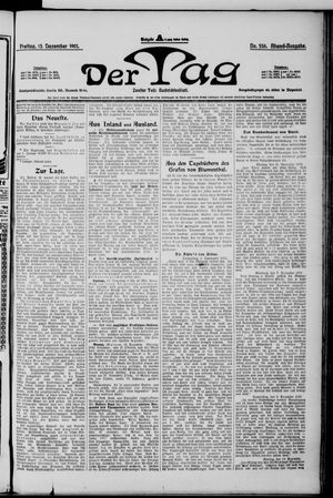 Der Tag vom 13.12.1901