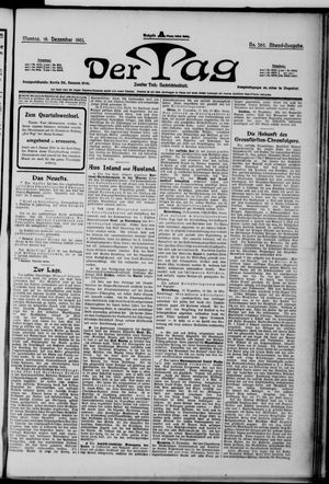 Der Tag vom 16.12.1901
