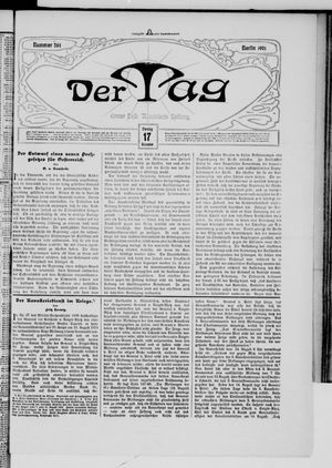 Der Tag vom 17.12.1901