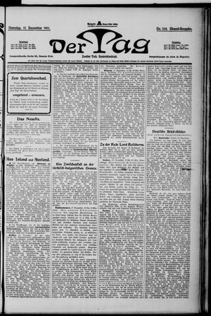 Der Tag vom 17.12.1901