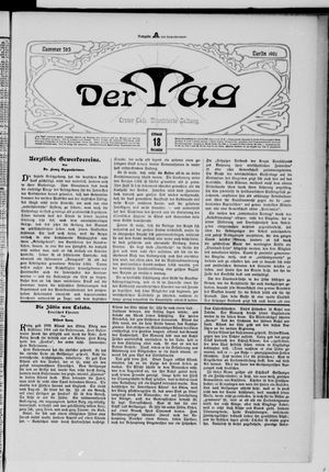 Der Tag vom 18.12.1901