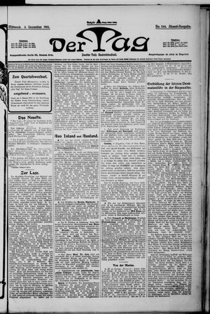Der Tag vom 18.12.1901