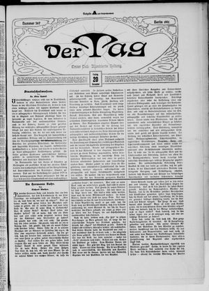Der Tag vom 20.12.1901
