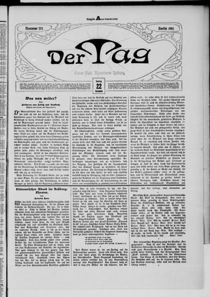 Der Tag vom 22.12.1901