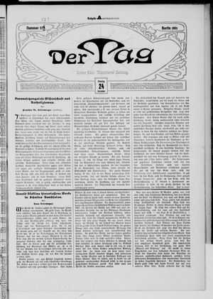 Der Tag vom 24.12.1901