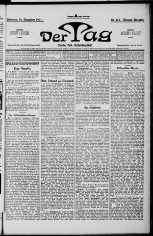 Der Tag vom 24.12.1901