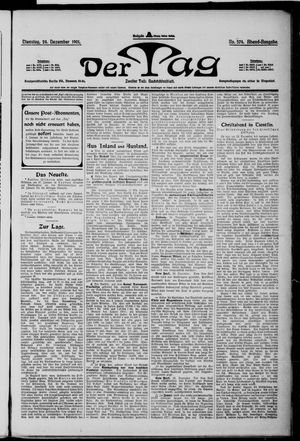 Der Tag vom 24.12.1901
