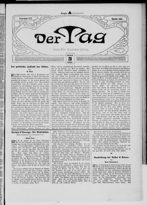 Der Tag vom 28.12.1901