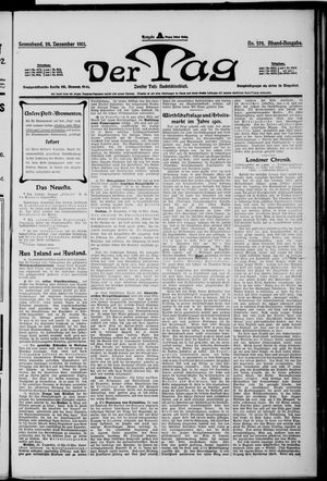 Der Tag vom 28.12.1901