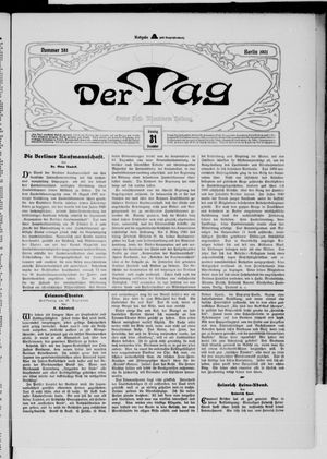 Der Tag vom 31.12.1901