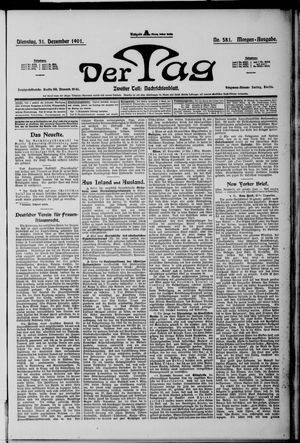 Der Tag vom 31.12.1901