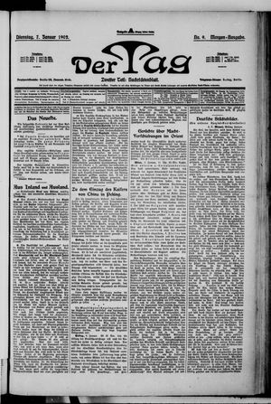 Der Tag vom 07.01.1902