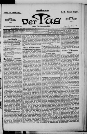 Der Tag vom 10.01.1902