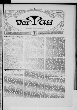 Der Tag vom 12.01.1902