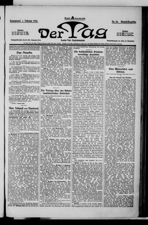 Der Tag on Feb 1, 1902