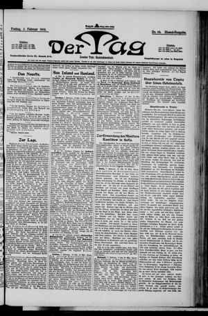 Der Tag vom 07.02.1902