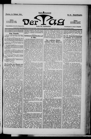 Der Tag vom 10.02.1902