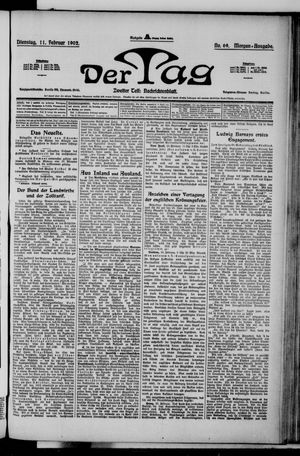 Der Tag vom 11.02.1902