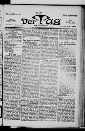 Der Tag on Feb 12, 1902