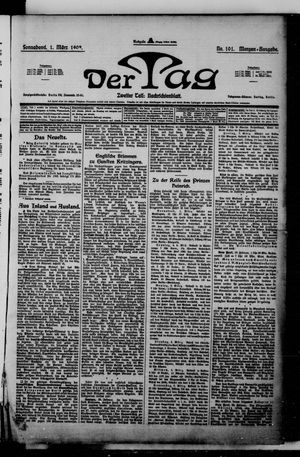Der Tag on Mar 1, 1902