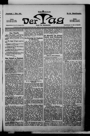 Der Tag on Mar 1, 1902