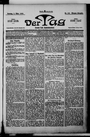 Der Tag vom 02.03.1902