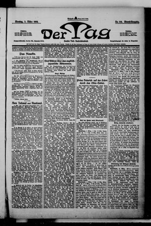 Der Tag on Mar 3, 1902