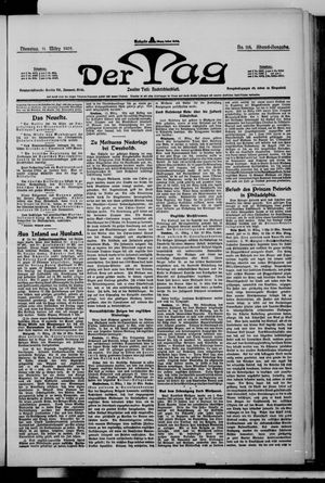 Der Tag vom 11.03.1902
