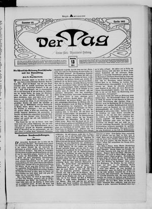Der Tag on Mar 13, 1902