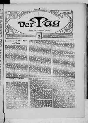 Der Tag vom 15.03.1902